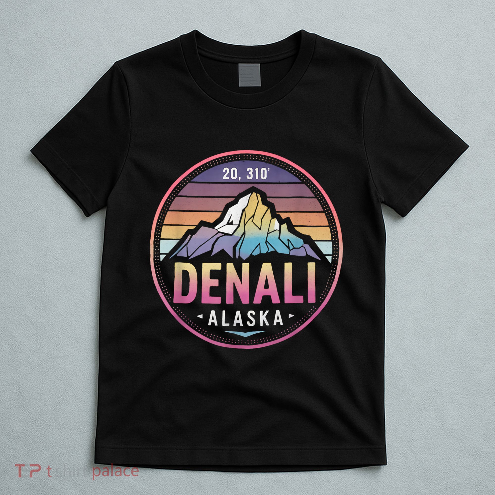 Mount Denali Alaska Mountaineer Climbing National Park T-Shirt