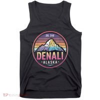 Mount Denali Alaska Mountaineer Climbing National Park Tank Top thumb 0