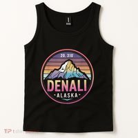 Mount Denali Alaska Mountaineer Climbing National Park Tank Top thumb 2