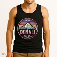 Mount Denali Alaska Mountaineer Climbing National Park Tank Top thumb 3