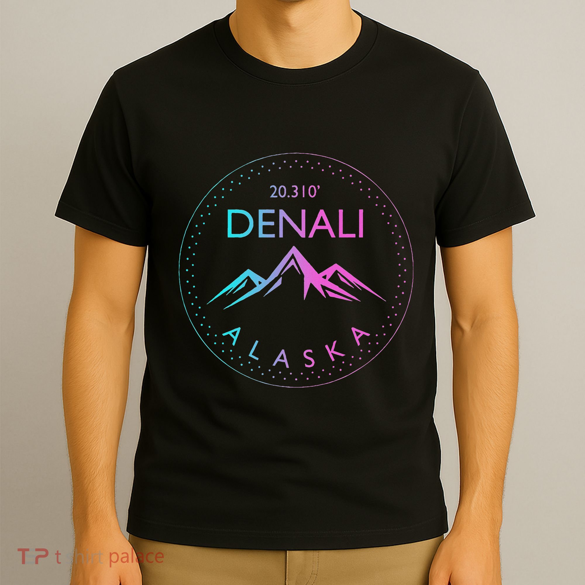 Mount Denali Alaska Mountaineer Climbing National Park T-Shirt