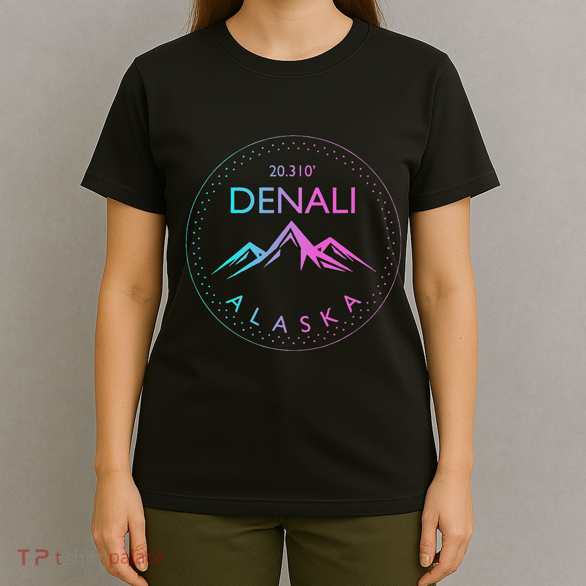 Mount Denali Alaska Mountaineer Climbing National Park T-Shirt