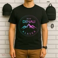 Mount Denali Alaska Mountaineer Climbing National Park T-Shirt thumb 6