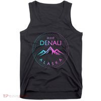 Mount Denali Alaska Mountaineer Climbing National Park Tank Top thumb 0