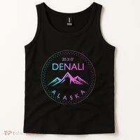 Mount Denali Alaska Mountaineer Climbing National Park Tank Top thumb 2