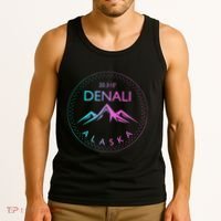 Mount Denali Alaska Mountaineer Climbing National Park Tank Top thumb 3