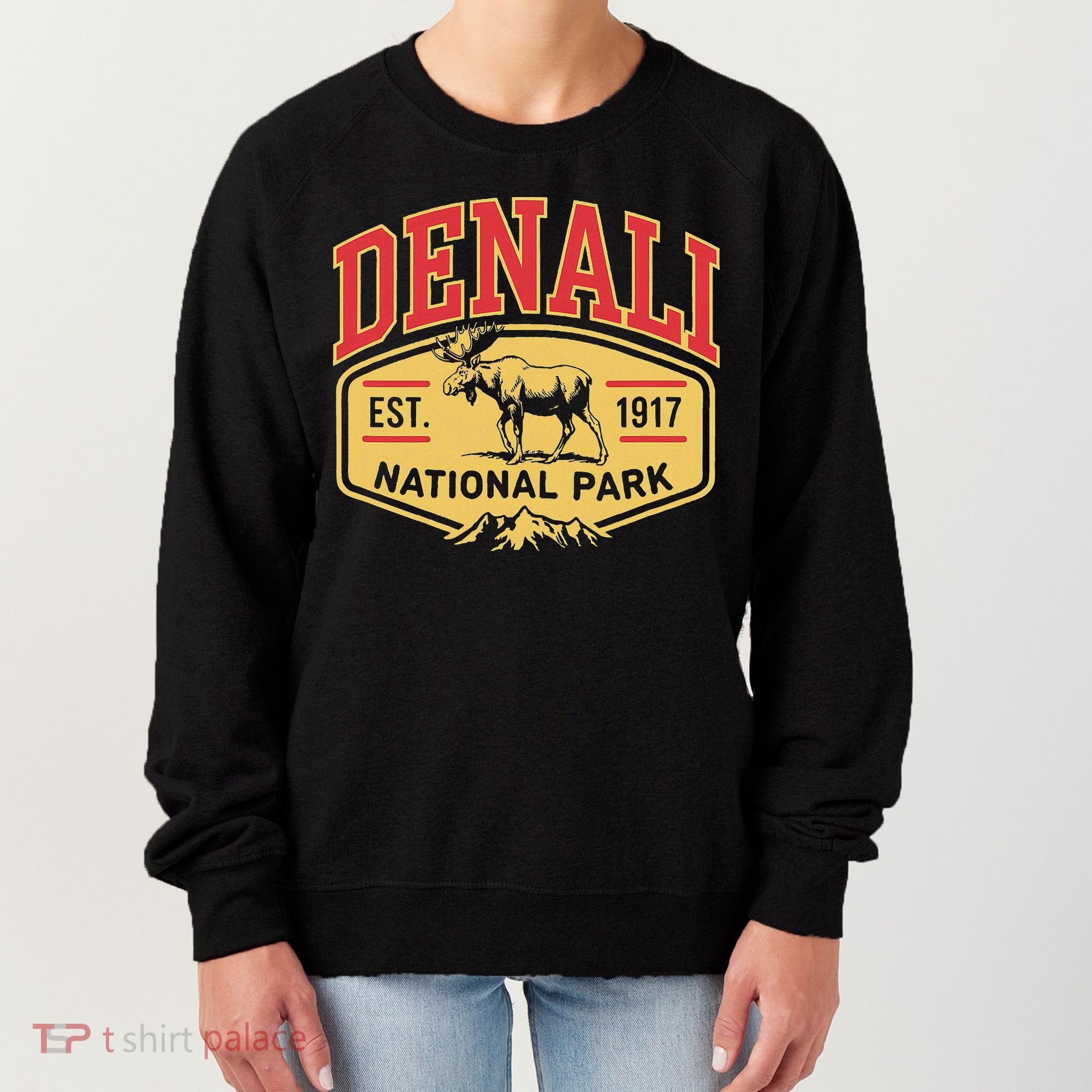 Mount Denali Alaska Mountaineer Climbing National Park Women's Sweatshirt
