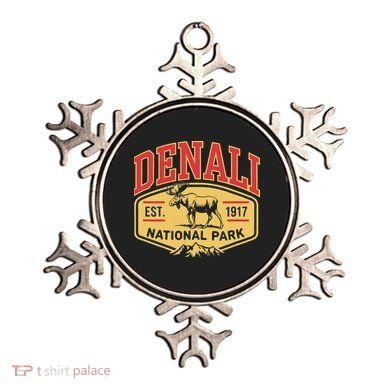 Mount Denali Alaska Mountaineer Climbing National Park Ornament