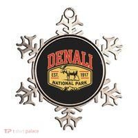 Mount Denali Alaska Mountaineer Climbing National Park Ornament thumb 0
