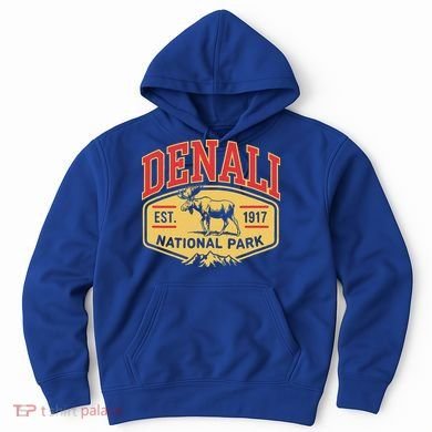 Mount Denali Alaska Mountaineer Climbing National Park Hoodie
