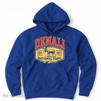 Mount Denali Alaska Mountaineer Climbing National Park Hoodie thumb 0