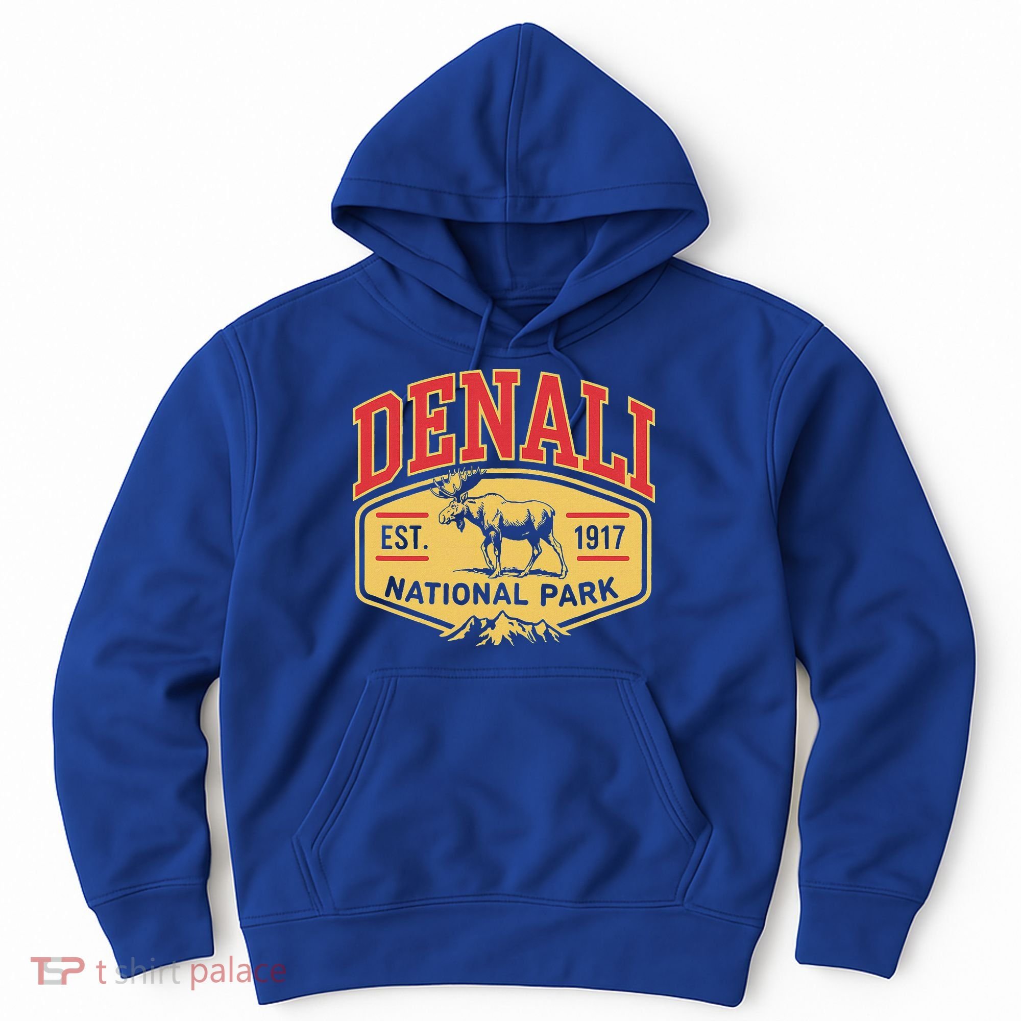 Mount Denali Alaska Mountaineer Climbing National Park Hoodie