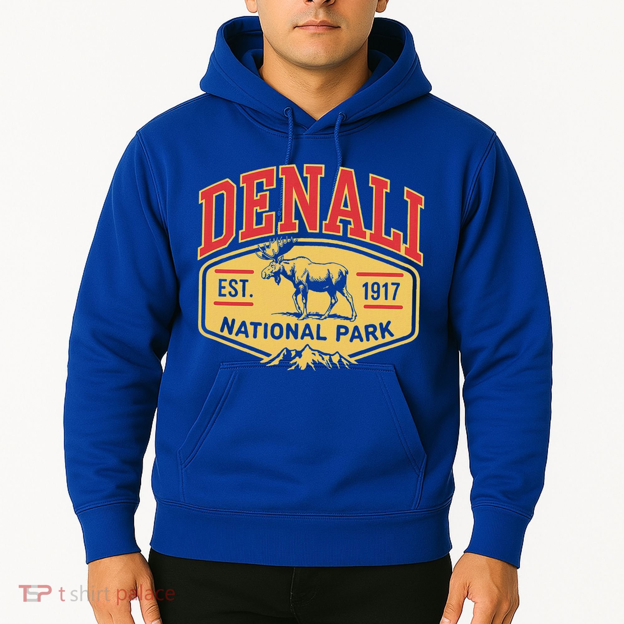 Mount Denali Alaska Mountaineer Climbing National Park Hoodie