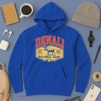 Mount Denali Alaska Mountaineer Climbing National Park Hoodie thumb 3