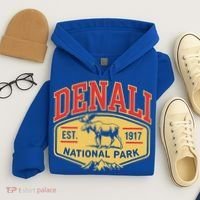 Mount Denali Alaska Mountaineer Climbing National Park Hoodie thumb 4