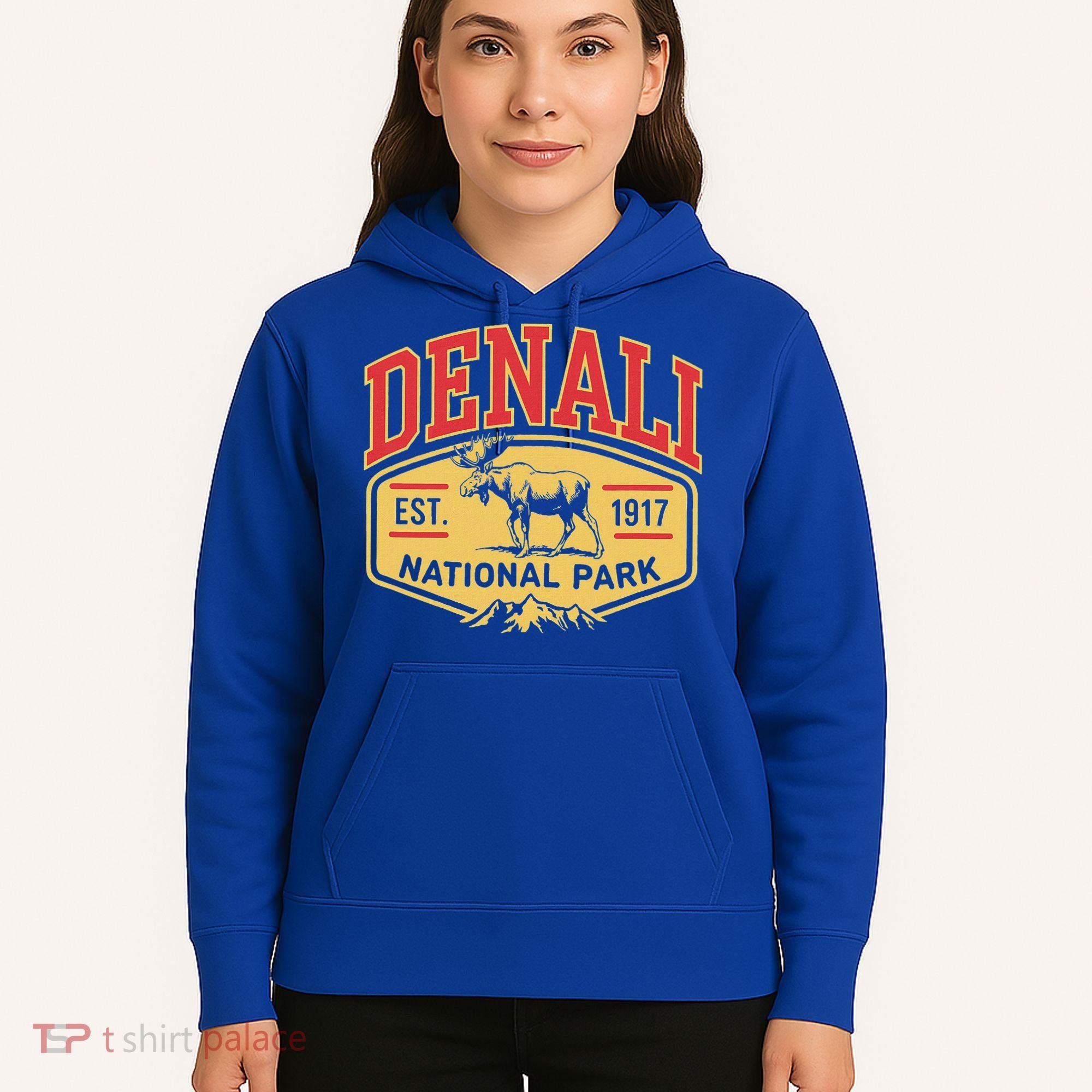 Mount Denali Alaska Mountaineer Climbing National Park Hoodie
