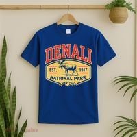 Mount Denali Alaska Mountaineer Climbing National Park T-Shirt thumb 2
