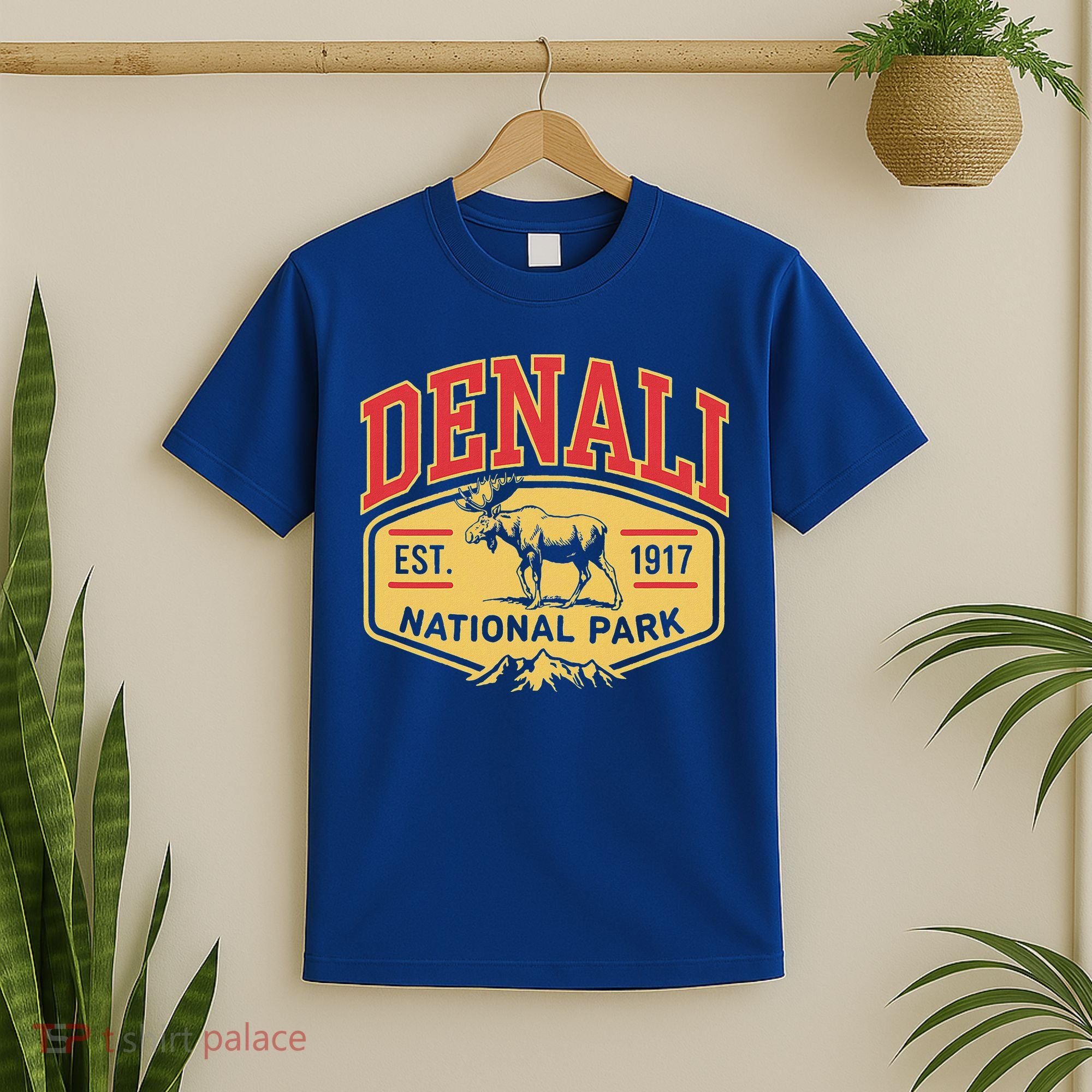Mount Denali Alaska Mountaineer Climbing National Park T-Shirt