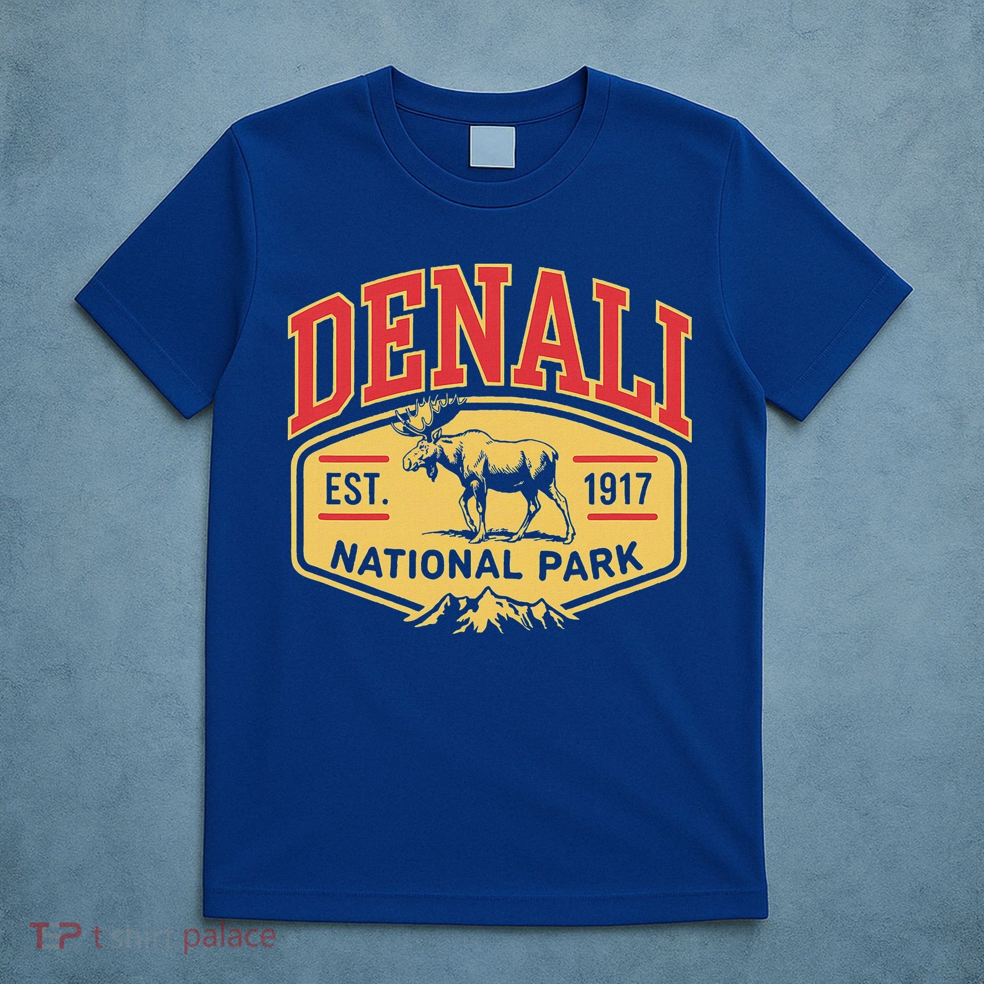 Mount Denali Alaska Mountaineer Climbing National Park T-Shirt