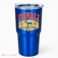 Mount Denali Alaska Mountaineer Climbing National Park Tumbler thumb 0