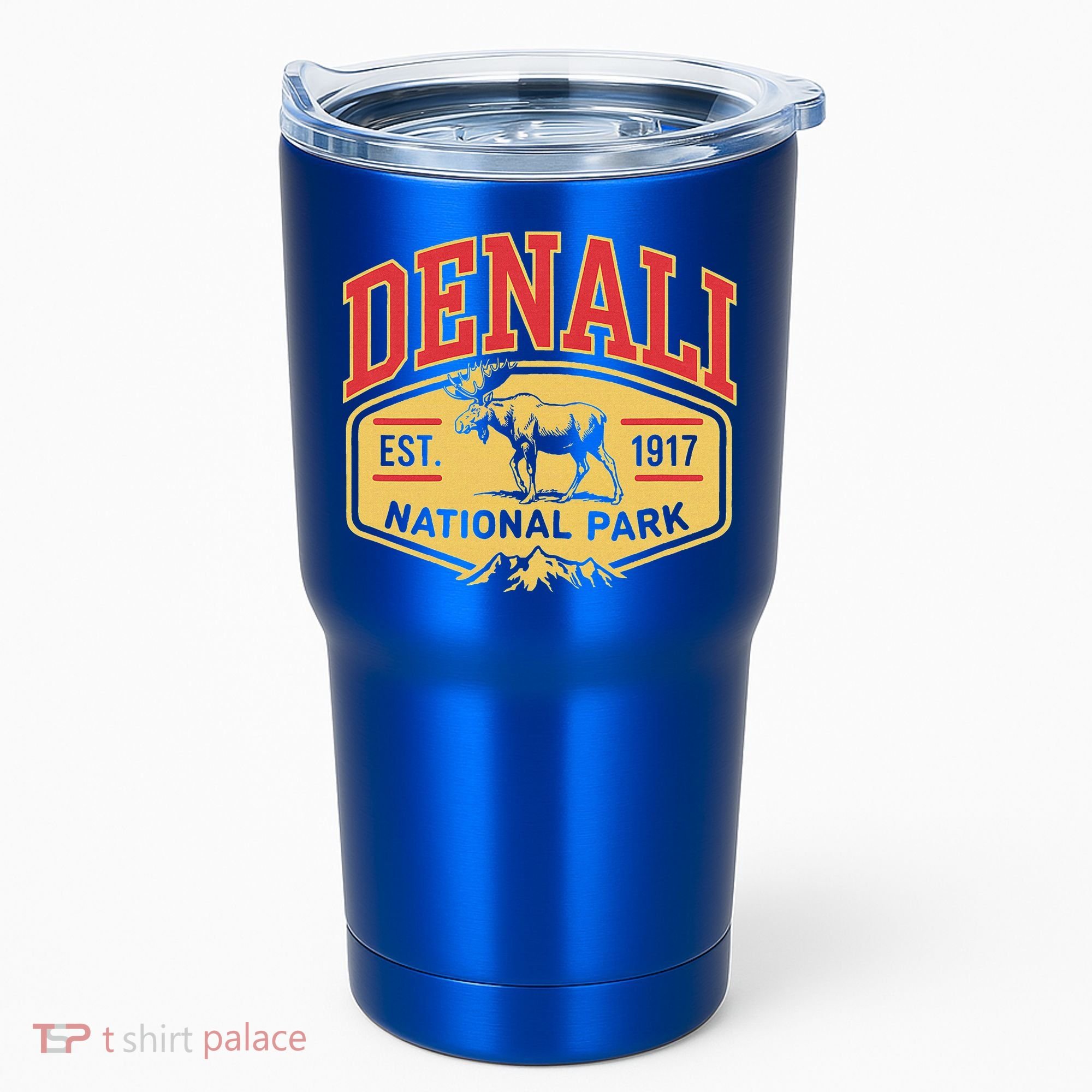 Mount Denali Alaska Mountaineer Climbing National Park Tumbler