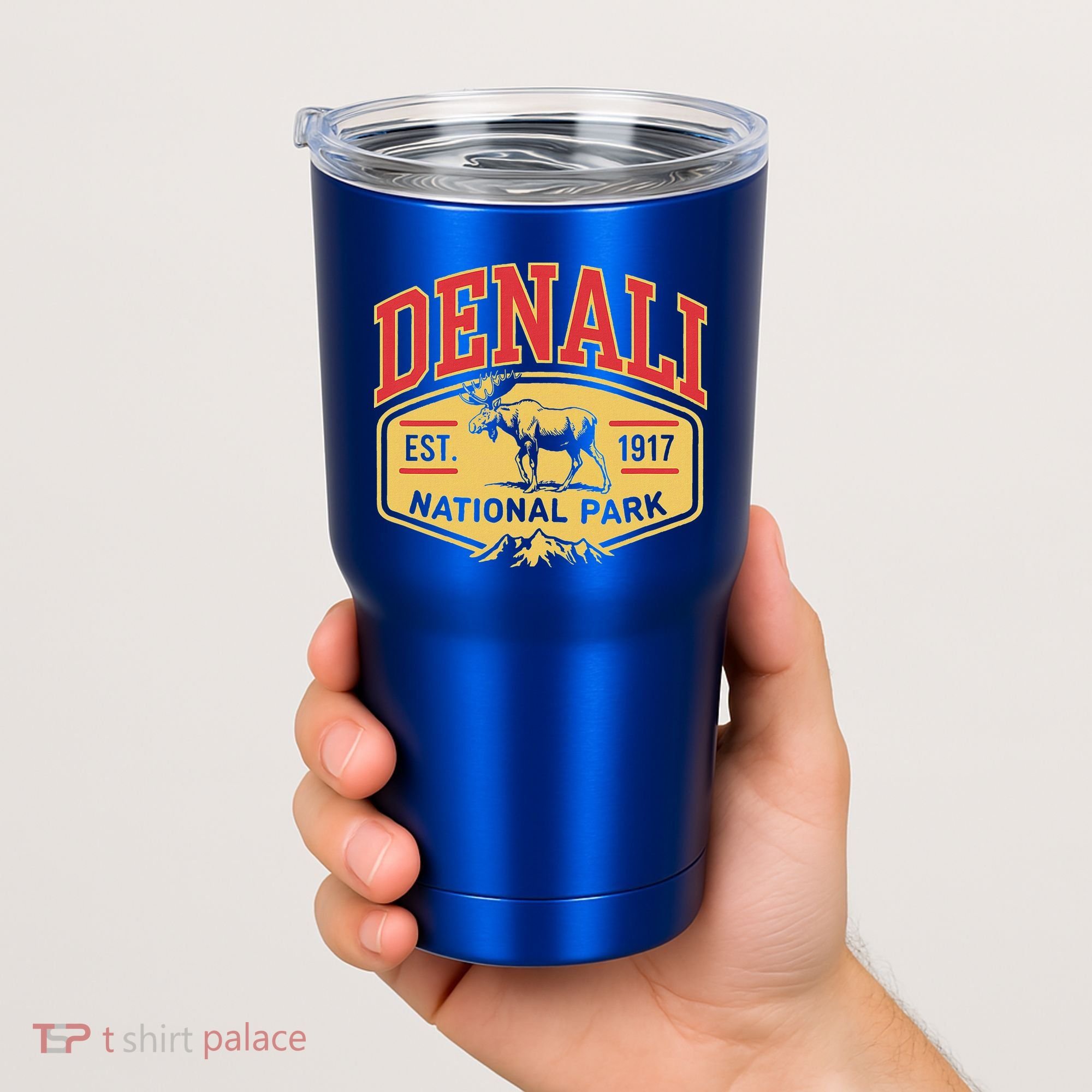 Mount Denali Alaska Mountaineer Climbing National Park Tumbler