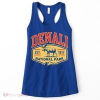 Mount Denali Alaska Mountaineer Climbing National Park Women's Tank Top thumb 0
