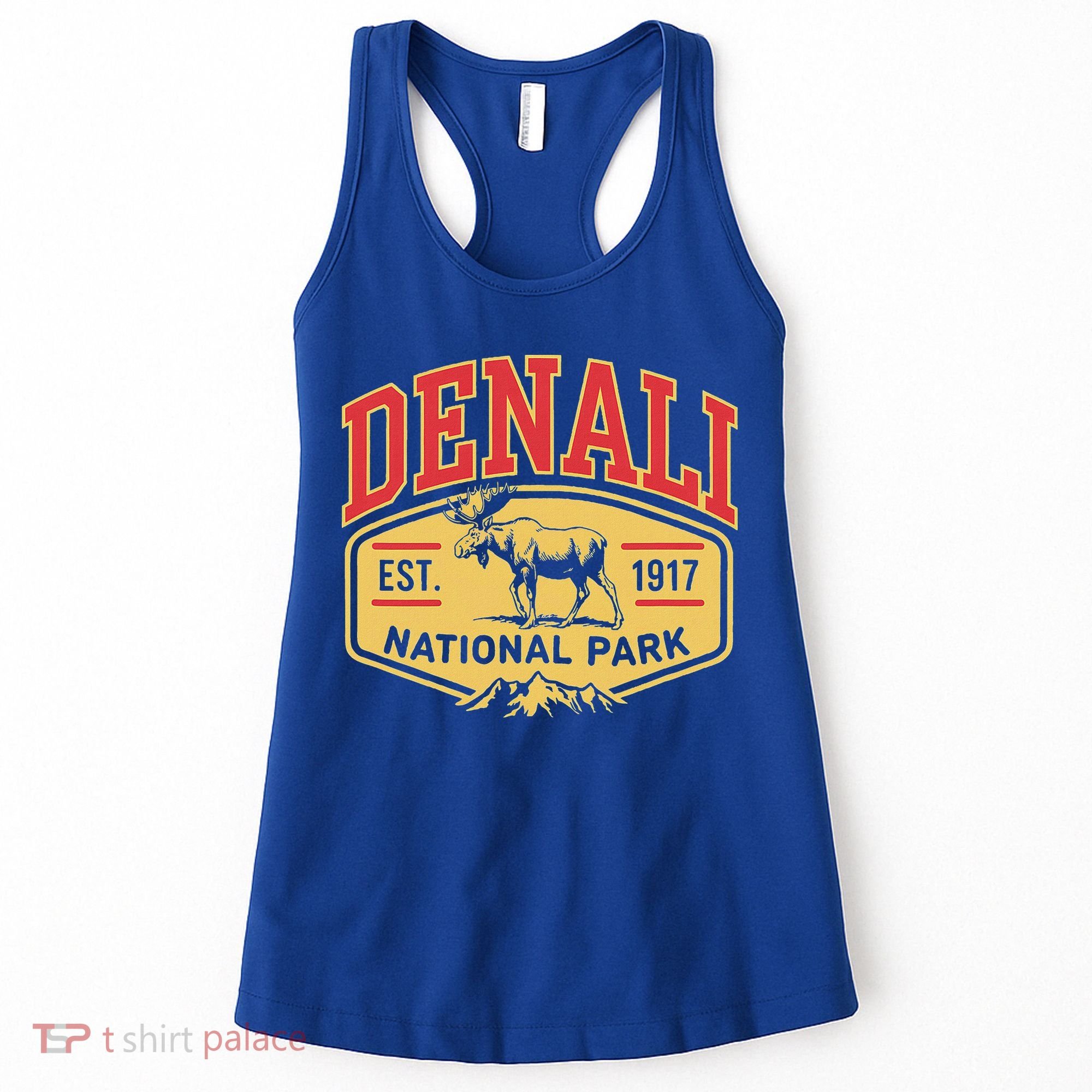 Mount Denali Alaska Mountaineer Climbing National Park Women's Tank Top