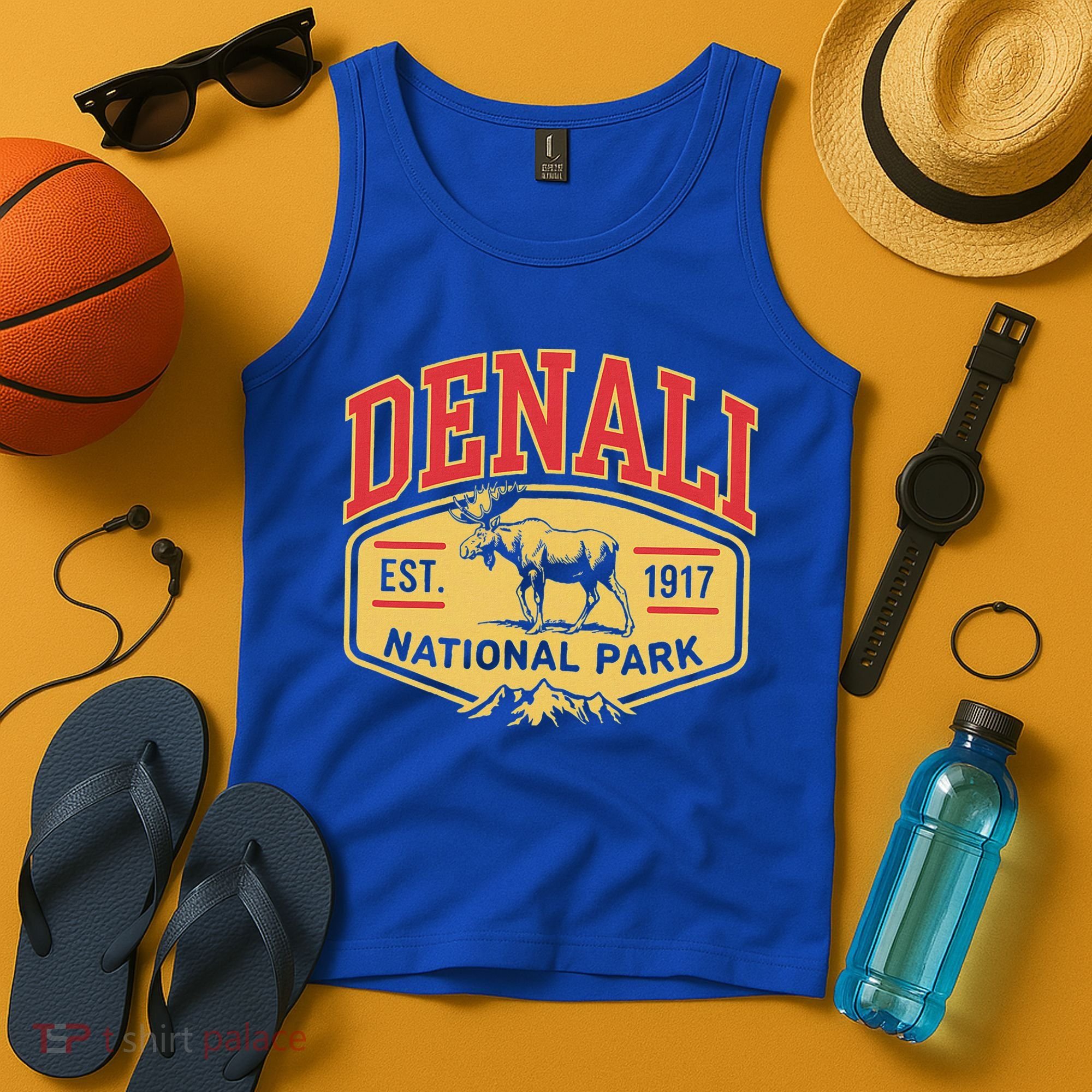 Mount Denali Alaska Mountaineer Climbing National Park Tank Top