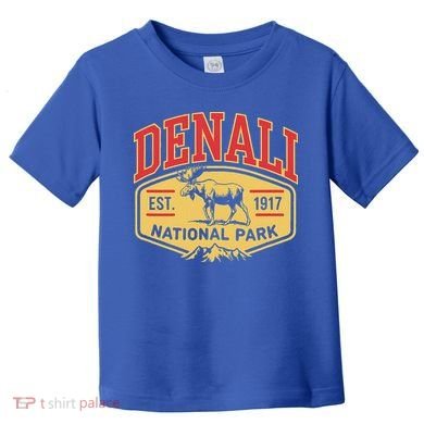 Mount Denali Alaska Mountaineer Climbing National Park Toddler T-Shirt