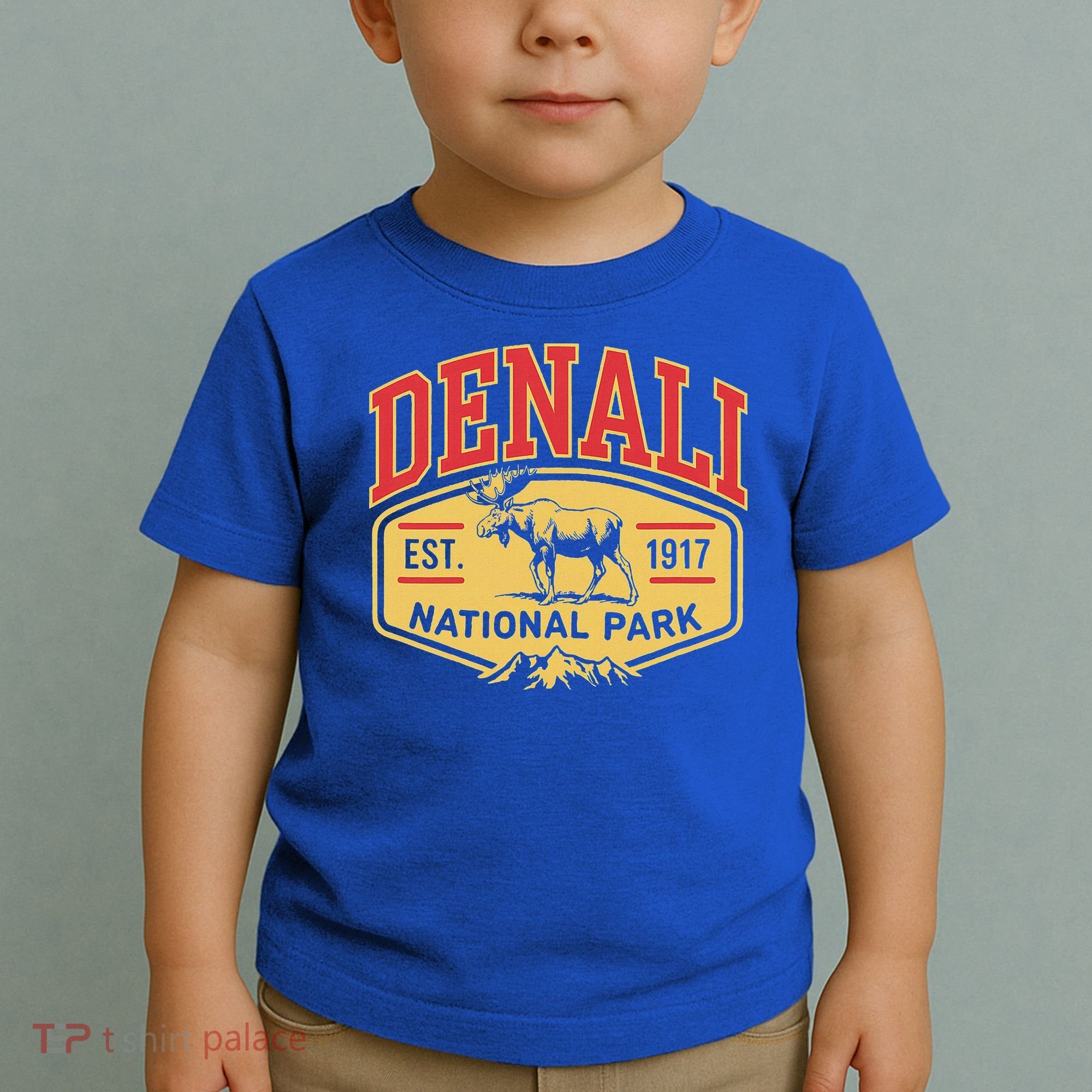 Mount Denali Alaska Mountaineer Climbing National Park Toddler T-Shirt