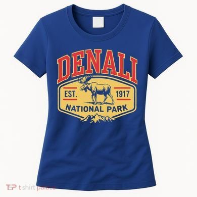 Mount Denali Alaska Mountaineer Climbing National Park Women's T-Shirt