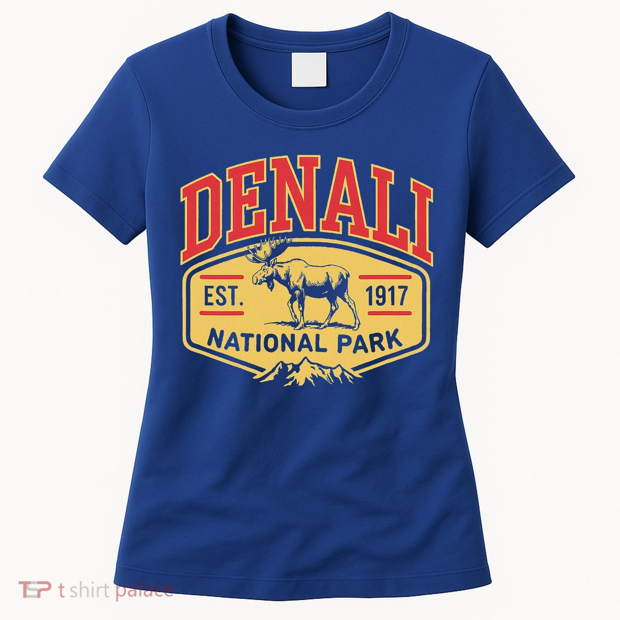 Mount Denali Alaska Mountaineer Climbing National Park Women's T-Shirt