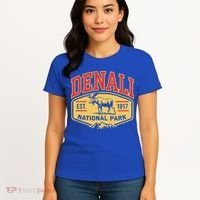 Mount Denali Alaska Mountaineer Climbing National Park Women's T-Shirt thumb 4