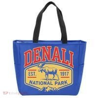 Mount Denali Alaska Mountaineer Climbing National Park Tote Bag thumb 0