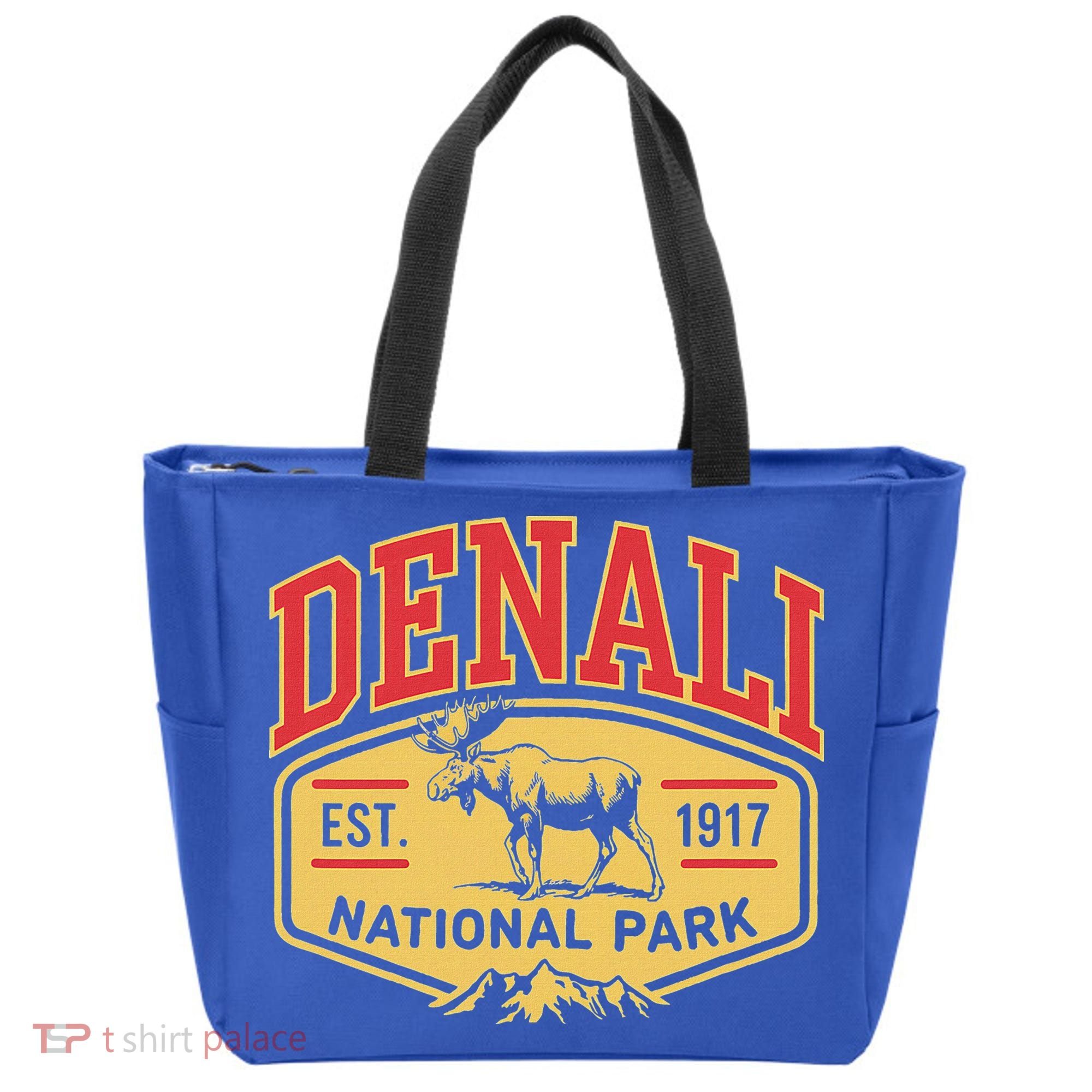 Mount Denali Alaska Mountaineer Climbing National Park Tote Bag