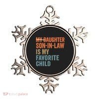 My Daughter and Son-in-Law Are My Favorite Child Ornament thumb 0