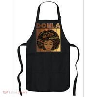 Melanin Doula Afro Hair Black History Month Apron thumb 0
