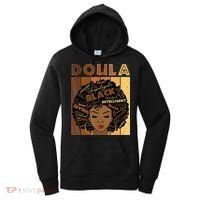 Melanin Doula Afro Hair Black History Month Women's Hoodie thumb 0