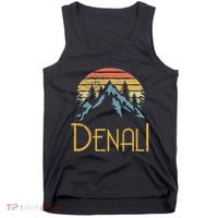 Mount Denali Alaska Mountains Camping Hiking Outdoor Tank Top thumb 0