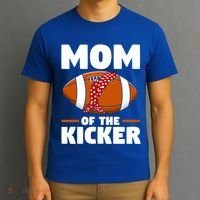 Mother's Day American Football Mommy Mom Of The Kicker Cute Gift T-Shirt thumb 3