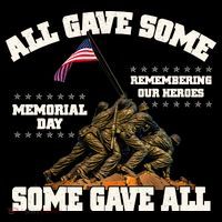 Memorial Day All Gave Some Some Gave All Remembering Our Heroes Women's Hoodie thumb 2