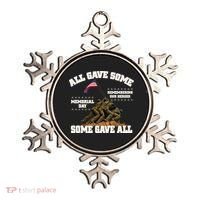 Memorial Day All Gave Some Some Gave All Remembering Our Heroes Ornament thumb 0