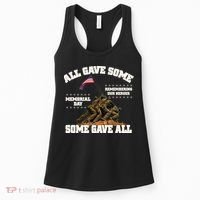 Memorial Day All Gave Some Some Gave All Remembering Our Heroes Women's Tank Top thumb 0