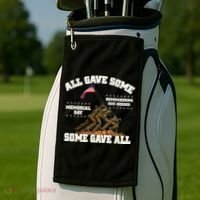 Memorial Day All Gave Some Some Gave All Remembering Our Heroes Golf Towel thumb 2