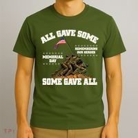 Memorial Day All Gave Some Some Gave All Remembering Our Heroes T-Shirt thumb 3
