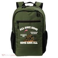 Memorial Day All Gave Some Some Gave All Remembering Our Heroes Backpack thumb 0