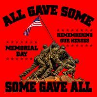 Memorial Day All Gave Some Some Gave All Remembering Our Heroes Santa Hat thumb 1