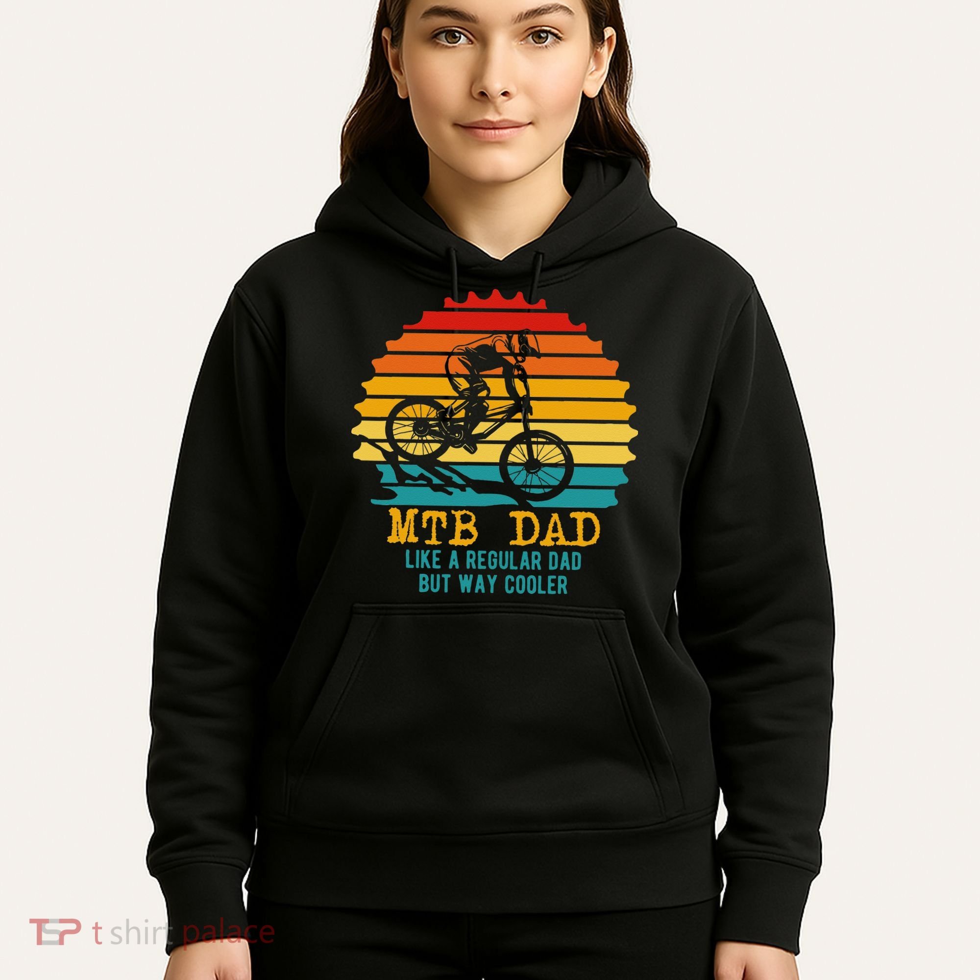MTB Dad Apparel Retro Mountain Bike Dad Hoodie