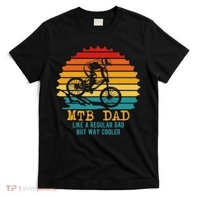 MTB Dad Apparel Retro Mountain Bike Dad T-Shirt